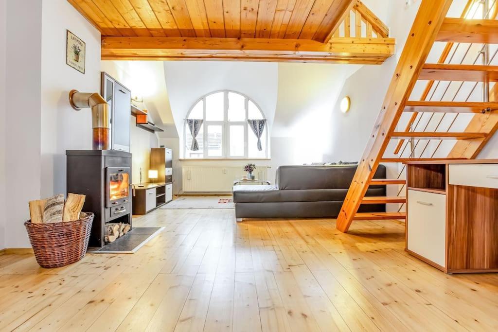 Apartment Utulny A Prostorny Podkrovni S Krbovymi Kamny *